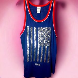 VICTORIA SECRET American Flag tank